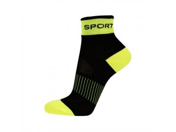 Fluorescenční žluté ponožky