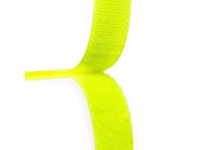 Suchý zip šíře 5cm-neonově žlutá