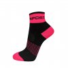 Fluorescenční růžové ponožky