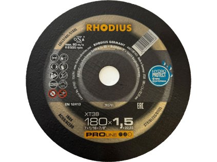 205701 | Rezný kotúč 180 x 1,5 x 22,23 mm, XT38, rovný