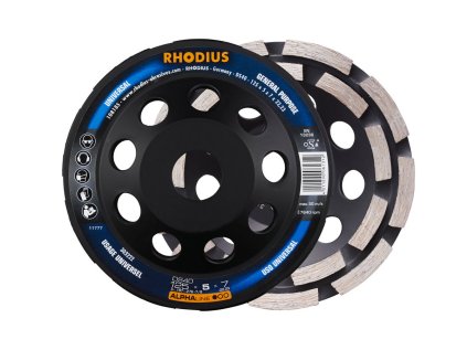 303222 | Diamantový brúsny hrniec 125 x 5,0 x 7,0 x 22,23 mm, DS40