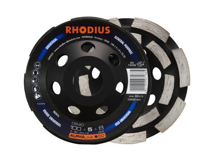 303416 | Diamantový brúsny hrniec 100 x 5,0 x 8,0 x 22,23 mm, DS40