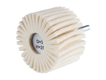 305383 | Leštiaci filcový vejár 60x40x6 mm, tvrdosť D3/H25, FLP