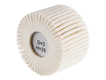 305385 | Leštiaci filcový vejár 80x50x6 mm, tvrdosť D3/H25, FLP