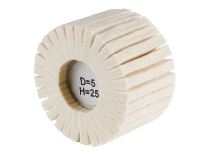 305387 | Leštiaci filcový vejár 80x50x6 mm, tvrdosť D5/H25, FLP