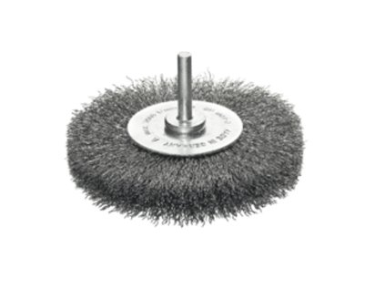 418162 | Rundbürste SRB mit Schaft 6 mm, 80x12 / 0,30 Stahldraht gewellt