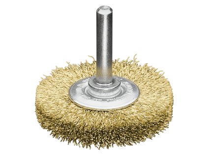 413543 | Rundbürste SRB mit 6 x 30 mm Schaft Drm 30 x 8 mm Messingdraht MES gewellt 0.20 mm