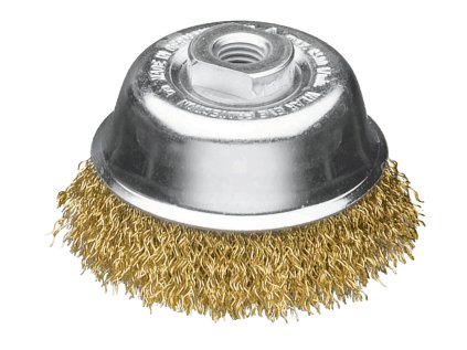 421567 | Topfbürste, Messingdraht gewellt 60 x M14, 0,30