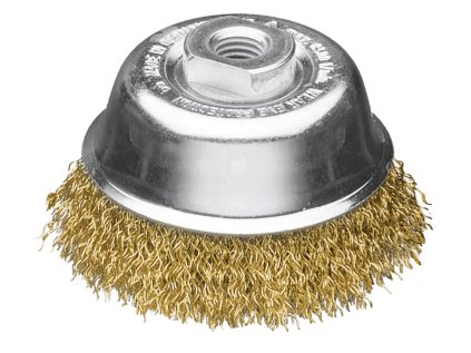 426567 | Topfbürste, Messingdraht gewellt 100 x M14, 0,30