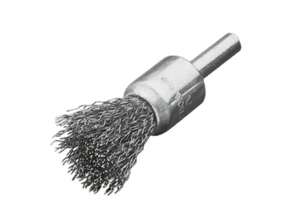 452191 | Štetcová kefa so stopkou priemer 6 mm oceľový drôt, zvlnený priemer 17x16 / 0,50