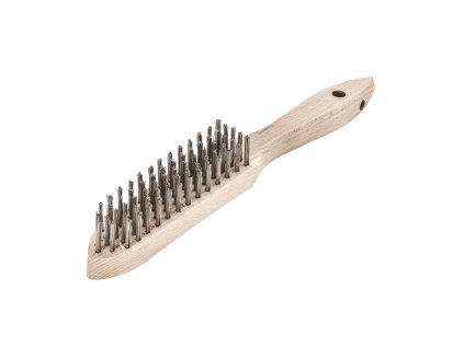 103751 | Handbürste 5 rhg. x 13/14 Stahldraht rostfrei ROF glatt 0.35