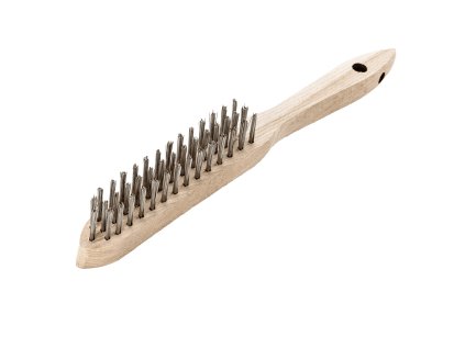 105731 | Handbürste 3 rhg. x 14/15 Stahldraht rostfrei RO8 1.4860 glatt 0.30 mm