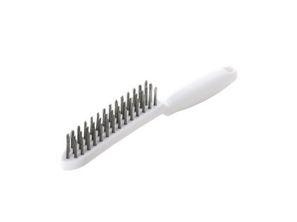 185131 | Handbürste mit Kunststoffgriff PP Körper 285 x 31 x 15 mm 3 rhg. x 14/15 Stahldraht STA glatt 0.35 mm