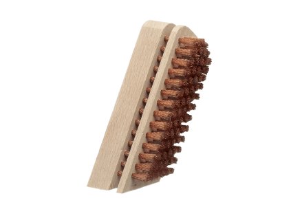 144211 | Handbürste S für Beizen mit Zwischenbrett Holz Körper 120/150 x 50 x 19+6 mm 6 rhg. x 13/14 Bronzedraht BRO gewellt 0.15 mm