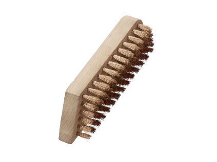 144311 | Handbürste S für Beizen Holz Körper 120/150 x 50 x 16 mm 6 rhg. x 13/14 Bronzedraht BRO gewellt 0.15 mm