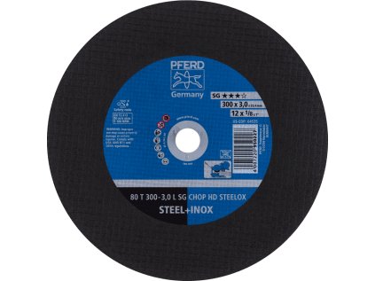 66323082 | Trennscheibe 300 x 3,0 x 25,4 mm, SG CHOP HD STEELOX, gerade