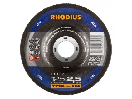 202392 | Trennscheibe 115x3,0x22,23 mm, FTK67, gekröpft