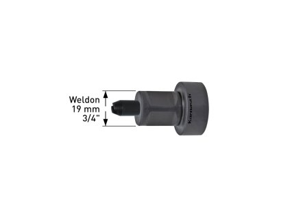 201431-1 | Adapter mit Bolzen Weldon 19mm 3/4 Inch, Durchmesser 6-12mm, Weldon 19 mm