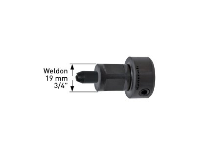 201434 | Adapter mit Bolzen Weldon 19mm 3/4 Inch, Durchmesser 13-16mm, Weldon 19 mm