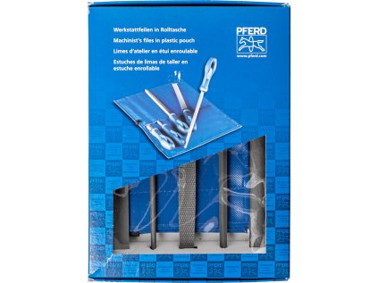 11801520 | Werkstattfeilen/-raspel-Set 5-tlg. in Rolltasche 200mm für grobe Zerspanung