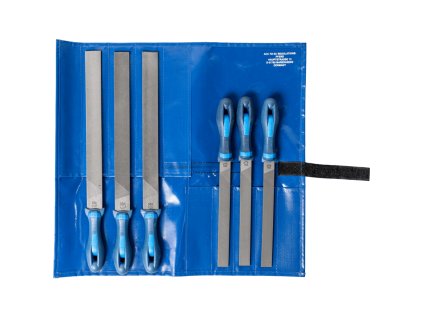 11800555 |  Werkstattfeilen-Set 6-tlg. in Rolltasche 200/300mm universell von Schruppen bis Schlichten