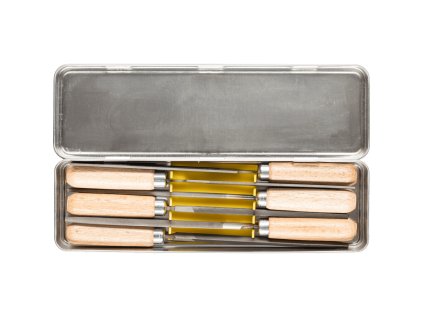 11700265 | Sada zámočníckych pilníkov 265 K, H2, 6 ks s drevenou rukoväťou