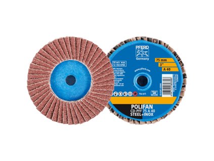 42719204 | Rýchloupínací disk 75 mm, A 40, CD, COMBIDISC - Mini-POLIFAN