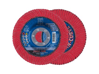 67689046 | Brúsny lamelový kotúč 115x22,2-L, CO60, CO SGP CURVE STEELOX