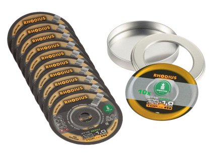 210248 | Akku Trennscheibe 125x1,0x22,23 mm, XT15 ACCU BOX - Packung 10 Stück