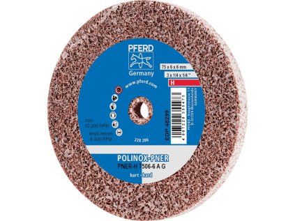 126554 44691021 polinox verpresstes vlies rad pner h 75x6x6 mm hart a grob fur finish