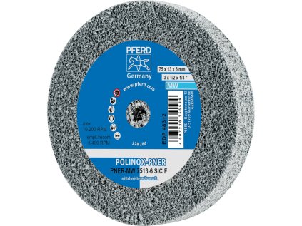 126566 44691447 polinox verpresstes vlies rad pner mw 75x13x6 mm mittelweich sic fein