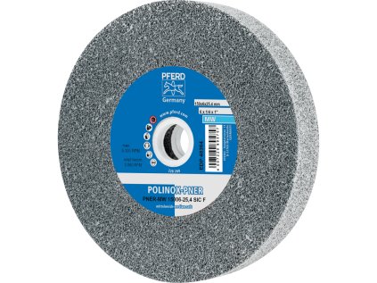 44691467 | Brúsny kotúč PNER-MW 150x25x25,4 mm, stredne mäkký, SiC jemné, POLINOX