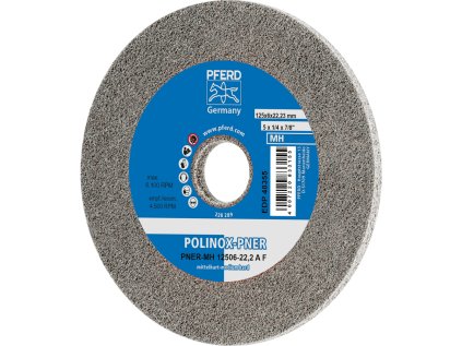 44691252 | Brúsny kotúč PNER-MH 125x6x22,23 mm, stredne tvrdý, A hrubé, POLINOX