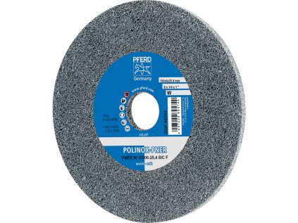 44691631 | Brúsny kotúč PNER-W 150x6x25,4 mm, mäkký, SiC jemné, POLINOX