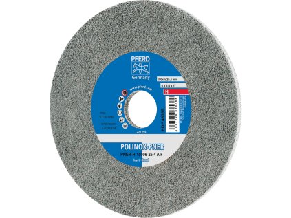 44691633 | Brúsny kotúč PNER-H 150x6x25,4 mm, tvrdý, A jemné, POLINOX