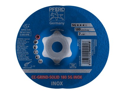 64186180 | Schleifscheibe 180 mm, CC-GRIND-SOLID SG INOX