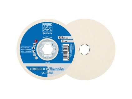 42003025 | Filcový kotúč 125 mm, COMBICLICK FR