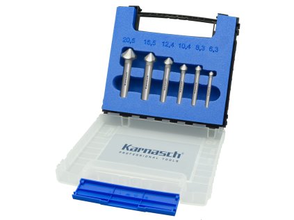 201641 | Set 6 HSS-XE Kegelsenker 90 Grad 6,3-8,3-10,4-12,4-16,5-20,5 mm