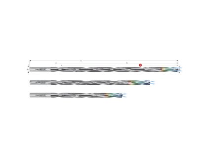 2203921180197 |  Tvrdokovový vrták 11,8x197-265x12 mm