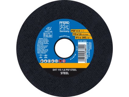 61730021 | Trennscheibe 115 x 1,6 x 22,23 mm, PSF STEEL
