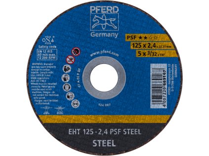 61719026 | Trennscheibe 125 x 2,4 x 22,23 mm, PSF STEEL