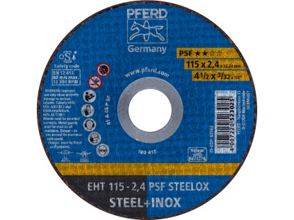 61730122 | Trennscheibe 115 x 2,4 x 22,23 mm, PSF STEELOX