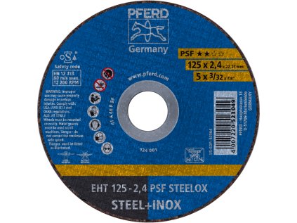 61721122 | Trennscheibe 125 x 2,4 x 22,23 mm, PSF STEELOX