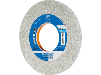 47802645 | POLINOX Gewickeltes Vlies-Rad PNK MW 200 x 13 x 76,2 mm, Mittelweich SIC Fein für Finish