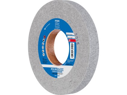 47802652 | POLINOX Gewickeltes Vlies-Rad PNK H 200 x 25 x 76,2 mm, Hart SIC Fein für Finish