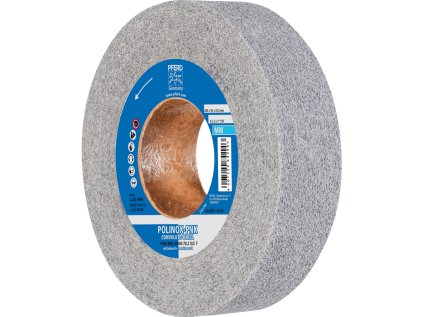 47802653 | POLINOX Gewickeltes Vlies-Rad PNK MW 200 x 50 x 76,2 mm, Mittelweich SIC Fein für Finish