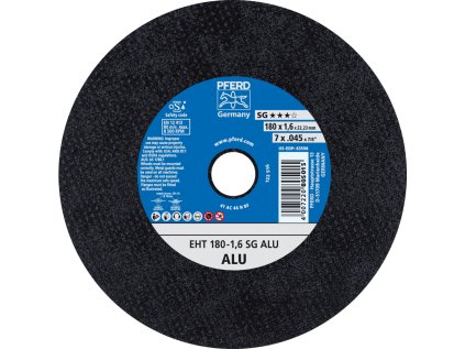 61326119 | Rezný kotúč 180 x 1,6 x 22,23 mm, SG ALU