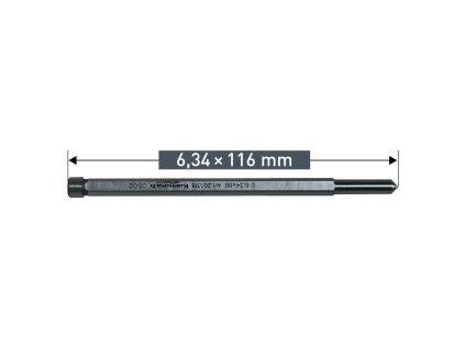 201318 | Auswerferstift für Kernbohrer 6,34 x 116 mm, Verpackung 2 Stck