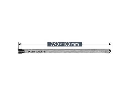 201414 | Auswerferstift für Kernbohrer 7,98 x 180 mm, Verpackung 2 Stck