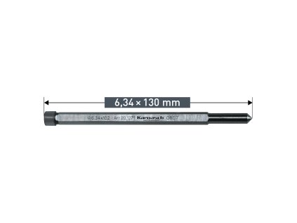 201302 | Auswerferstift für Kernbohrer 6,34 x 130 mm, Verpackung 2 Stck